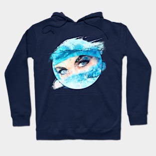 Watercolor eyes Hoodie